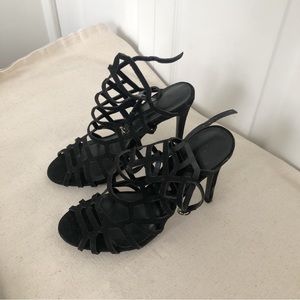 Strapped heels size 6
